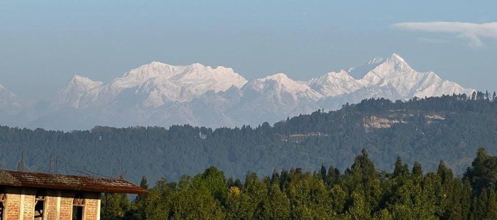Homestay view of Kanchenjunga